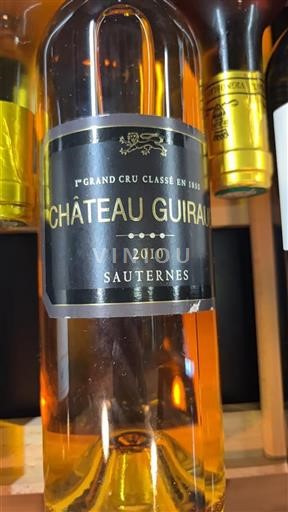 Bordeaux Sauternes Grand Cru Château Guiraud 2010