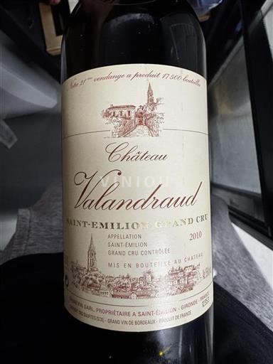 Bordeaux Saint-Émilion Grand Cru Château Valandraud 2010