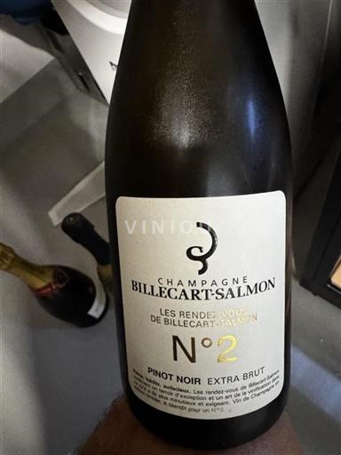 Champanhe Billecart-Salmon Les Rendez-vous de Billecart-Salmon No 2 Não Sazonado