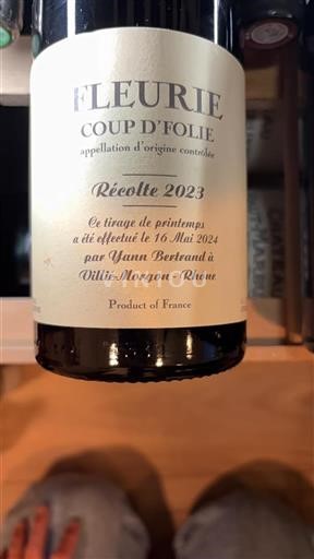 Beaujolais Fleurie Coup Folie 2023