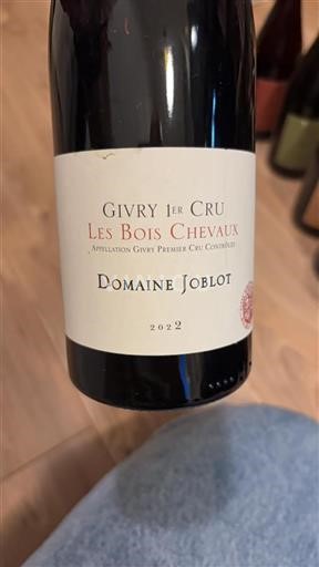 Burgundy Givry Premier Cru Domaine Joblot Les Bois Chevaux 2022