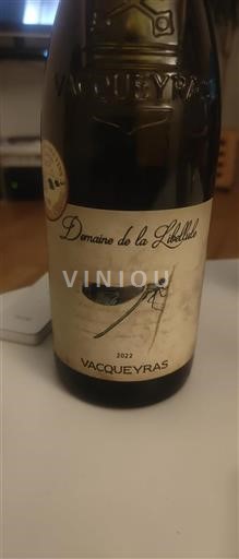 Valle del Rodano Vacqueyras Domaine La Libellule 2022