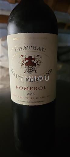 Bordeaux Pomerol Château Haut Ferrand 2014