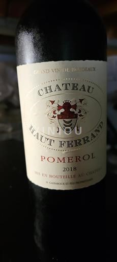 Bordeaux Pomerol Château Haut Ferrand 2018