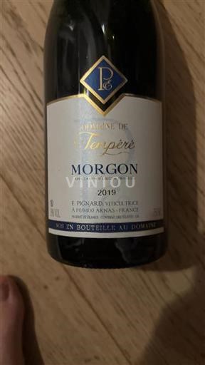 Beaujolais Morgon Domaine Tempéré 2019