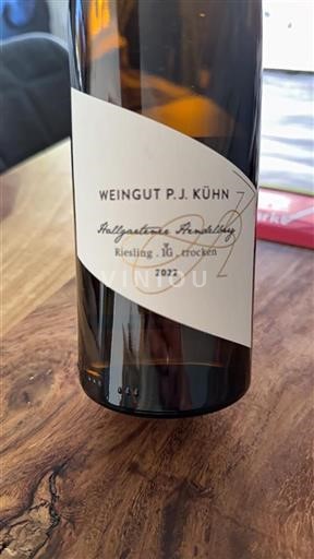 Vin Blanc sec Hallgartener Hendelberg Weingut P.J. Kühn 2022 Allemagne Rheingau