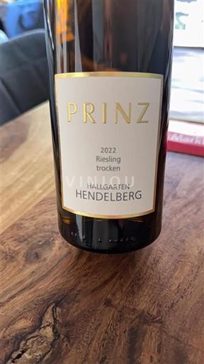 Rheingau Prinz Hallgarten Hendelberg 2022