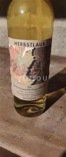 Rheingau Weingut Adolf Störzel Herbstlaub 2008