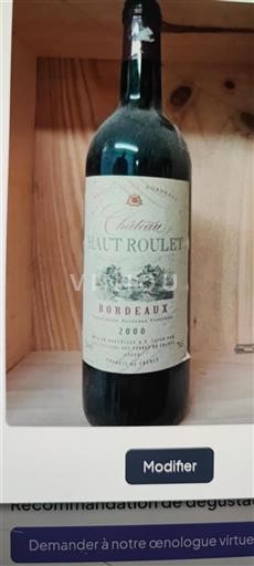 Bordeaux Château Haut Roulet 2000