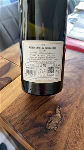 Rheingau Balthasar Ress Rüdesheim Berg Rottland GG 2021