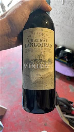 Bordeaux Premières Côtes de Bordeaux Château Langoiran Prestige 2007