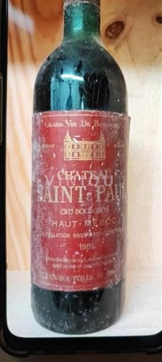 Bordeaux Haut-Médoc Cru Bourgeois Château Saint-Paul 1981