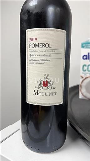 Bordeaux Pomerol Château Moulinet 2019