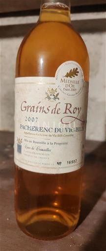 Sudoeste Pacherenc-du-vic-bilh Cave de Crouseilles Grains de Roy 2007