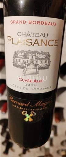 Bordeaux Côtes-de-Bordeaux Château Plaisance Alix 2009