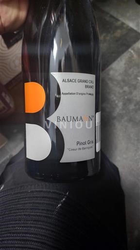 Alzacija Ni doloceno Grand Cru Baumann Coeur de Barriques 2012