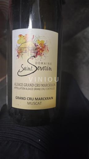 Elsass Nicht spezifiziert Grand Cru Domaine Saint Severin Grand Cru Marckrain Muscat 2019