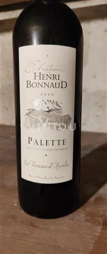 Provence Palette Château Henri Bonnaud Les Terrasses d'Aurelia 2012