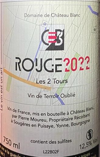 Burgundija Domaine Blanc Les 2 Tours 2022