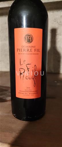 Linguadoca e Rossiglione Paese d'Oc Domaine Pierre Fil Le Fil Rouge 2014