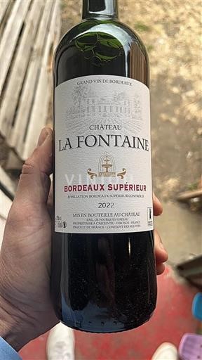 Bordeaux Bordeaux Supérieur Château La Fontaine 2022