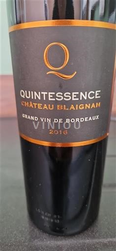 Bordeaux Médoc Château Blaignan Quintessence 2016