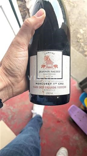 Bourgondië Niet gespecificeerd Premier Cru Domaine Jeannin-Naltet Clos des Grands Voyens 2014