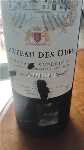 Bordeaux Bordeaux Supérieur Château Des Ours Non-Vintage