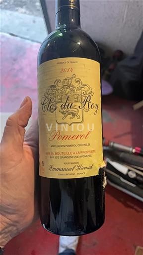 Bordeaux Pomerol Clos du Roy 2014