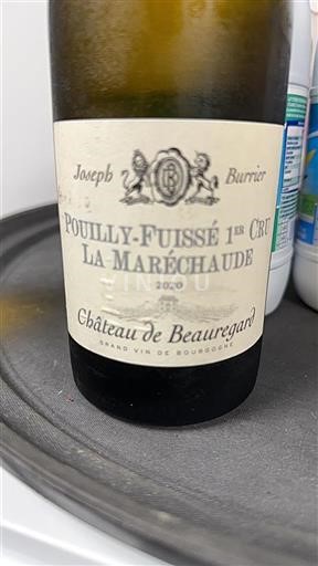 Bourgogne Pouilly-fuissé Premier Cru Château Beauregard La Maréchaude 2020
