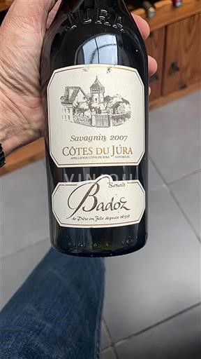 Jura Côtes du Jura Badoz Savagnin 2007