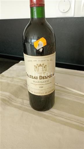 Bordeaux Margaux Grand Cru Desmirail 1990