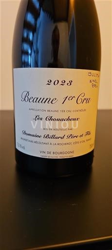 Bourgogne Premier Cru Domaine Billard Père et Fils Les Chouacheux 2023