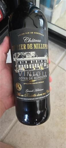 Bordeaux Blaye Château Terrier de Millépie 2020