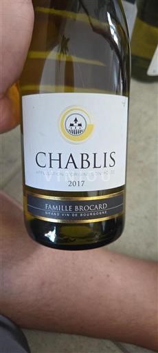 Burgundsko Chablis Famille Brocard 2017