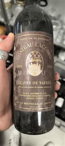 Bordeaux Graves-de-vayres Château Lacombe 1999