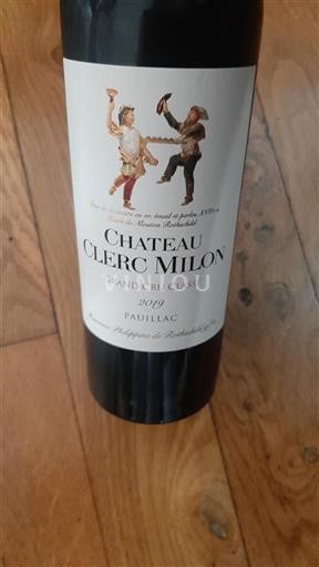 Bordeaux Pauillac Grand Cru Château Clerc Milon 2019