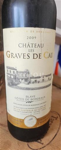 Bordeaux Blaye-Côtes-de-Bordeaux Château Les Graves de Cau 2009