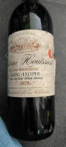 Bordeaux Saint-Estèphe Cru Bourgeois Château Houssant 1979