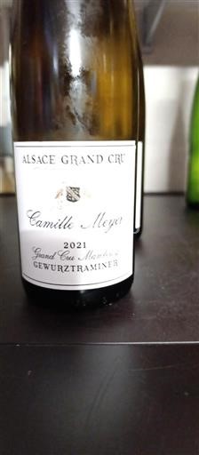 Alsace Alsace Grand Cru Grand Cru Camille Meyer Grand Cru Mambourg Gewurztraminer 2021