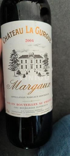 Bordeaux Margaux Château La Gurgue 2004