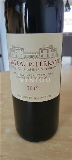 Bordeaux Saint-Émilion Grand Cru Château Ferrand 2019