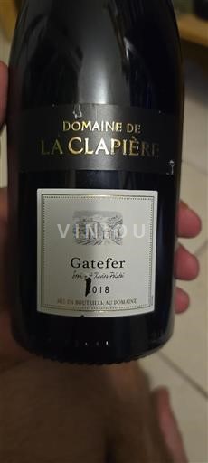 Languedoc Ospecificerad Domaine La Clapière Gatefer 2018