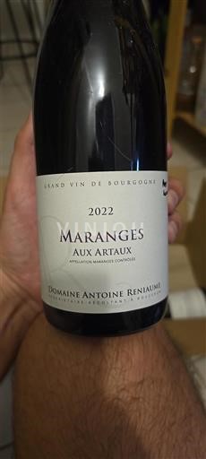 Bourgondië Maranges Domaine Antoine Reniaume Aux Artaux 2022