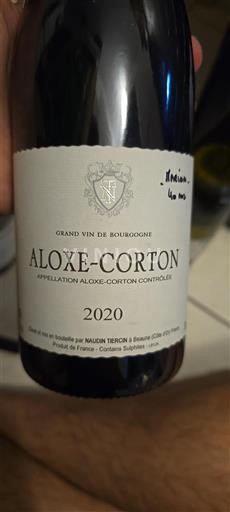 Borgogna Aloxe-Corton NAUDIN TIERCIN 2020