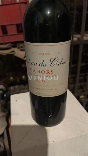 Jihozápad Cahors Château Cèdre Le Prestige 2001