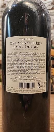 Bordeaux Saint-Émilion Les Hauts de la Gaffelière 2018