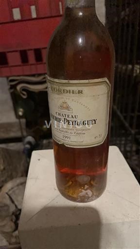 Bordeaux Sauternes Premier Cru Château Lafaurie-Peyraguey 1991