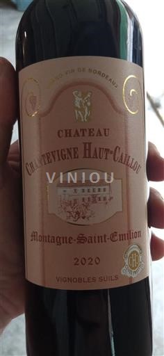 Bordeaux Montagne Saint-Émilion Château Chantevigne Haut-Caillou Prestige 2020