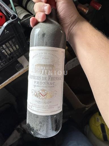 Bordeaux Fronsac Château Bellugue Arpèges de Fronsac 2010